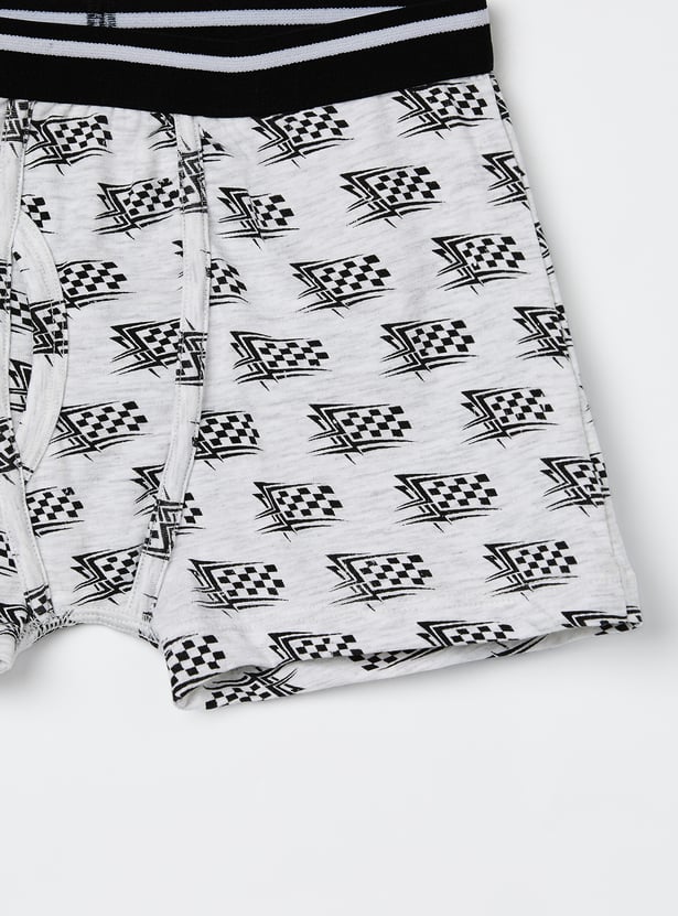 FAME FOREVER Boys Printed Trunks - Pack of 2