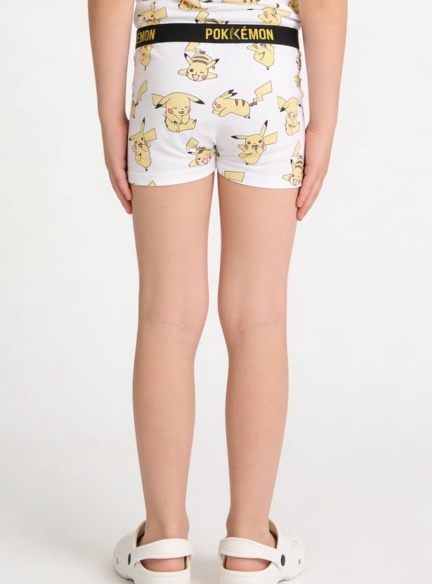 FAME FOREVER Boys Pokemon Printed Boxers - Pack of 2