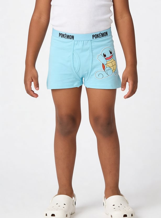 FAME FOREVER Boys Pokemon Print Boxers - Pack of 2