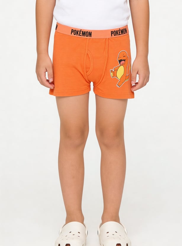 FAME FOREVER Boys Pokemon Print Boxers - Pack of 2