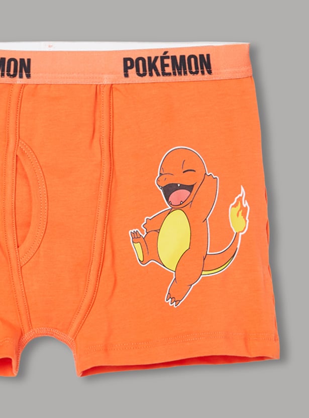 FAME FOREVER Boys Pokemon Print Boxers - Pack of 2