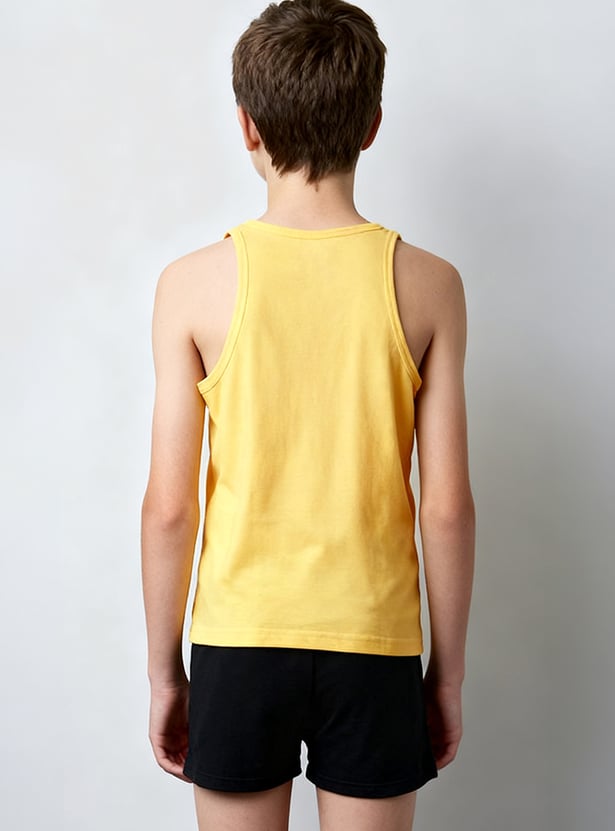 FAME FOREVER Boys Pikachu Print Vests - Pack of 2