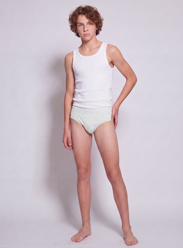 FAME FOREVER Boys Assorted Briefs - Pack of 3