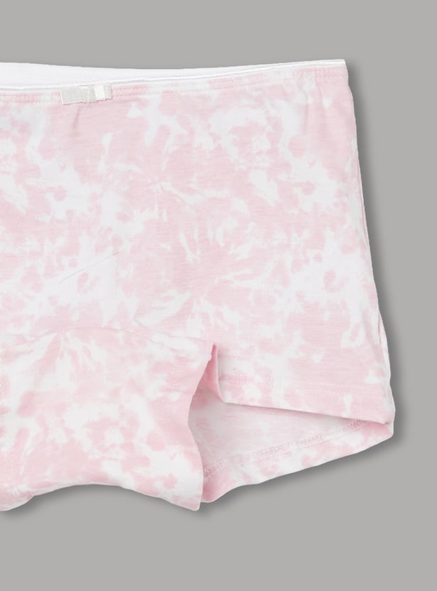 FAME FOREVER Girls Printed Boy Shorts Panties - Pack of 3
