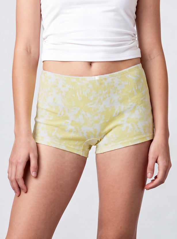 FAME FOREVER Girls Printed Boy Shorts Panties - Pack of 3