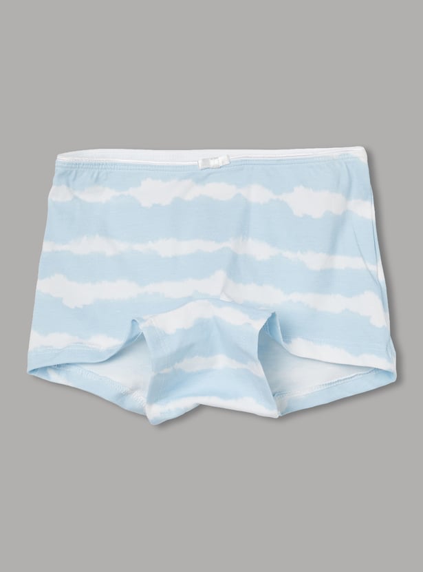 FAME FOREVER Girls Printed Boy Shorts Panties - Pack of 3