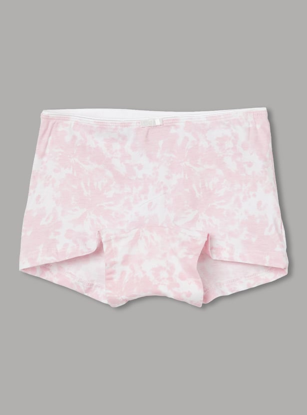 FAME FOREVER Girls Printed Boy Shorts Panties - Pack of 3