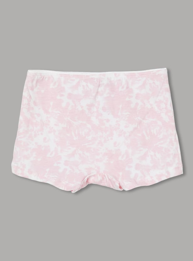 FAME FOREVER Girls Printed Boy Shorts Panties - Pack of 3