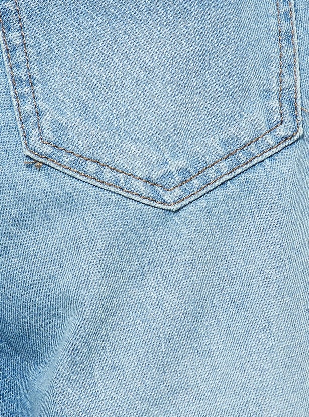 GINGER Solid Woven Jeans