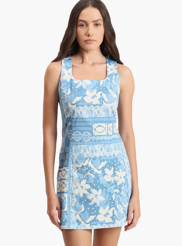 VERO MODA Floral Print Mini Shift Dress