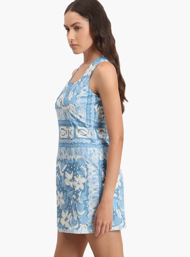 VERO MODA Floral Print Mini Shift Dress
