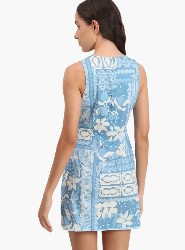 VERO MODA Floral Print Mini Shift Dress
