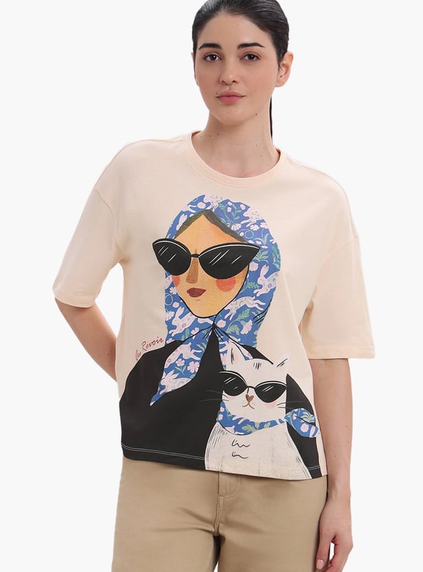 VERO MODA Graphic Print T-shirt