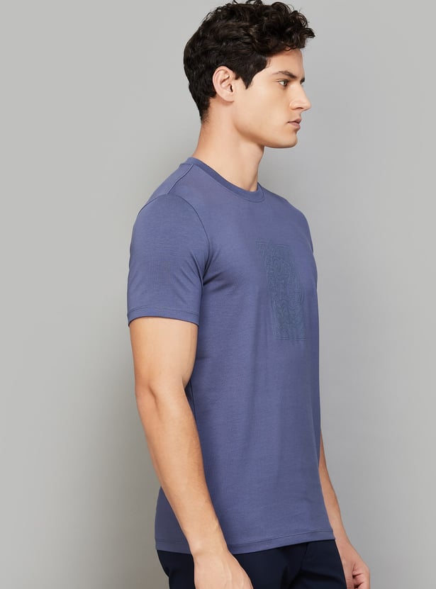 VAN HEUSEN Textured Polo T-shirt