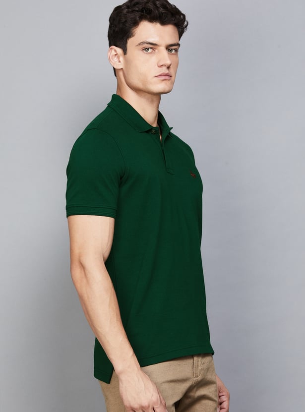 VH SPORTS Textured Polo T-shirt