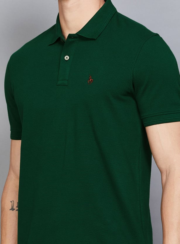 VH SPORTS Textured Polo T-shirt