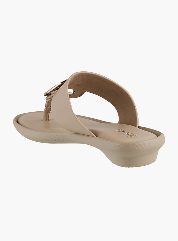 CATWALK Solid Open Toe Flats