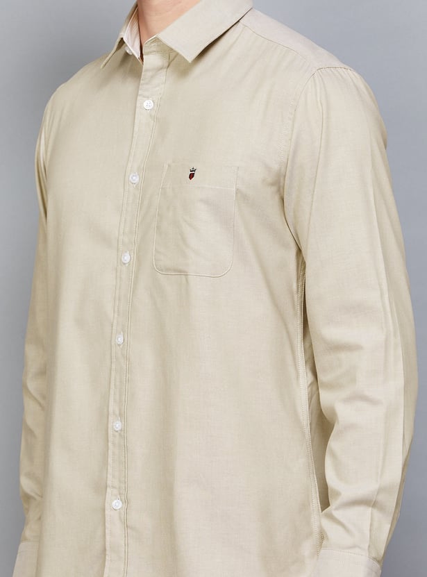 LP SPORT Solid Slim Fit Shirt