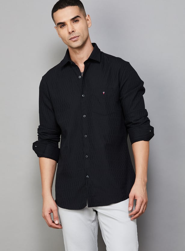 LP SPORT Textured Slim Fit Shirt
