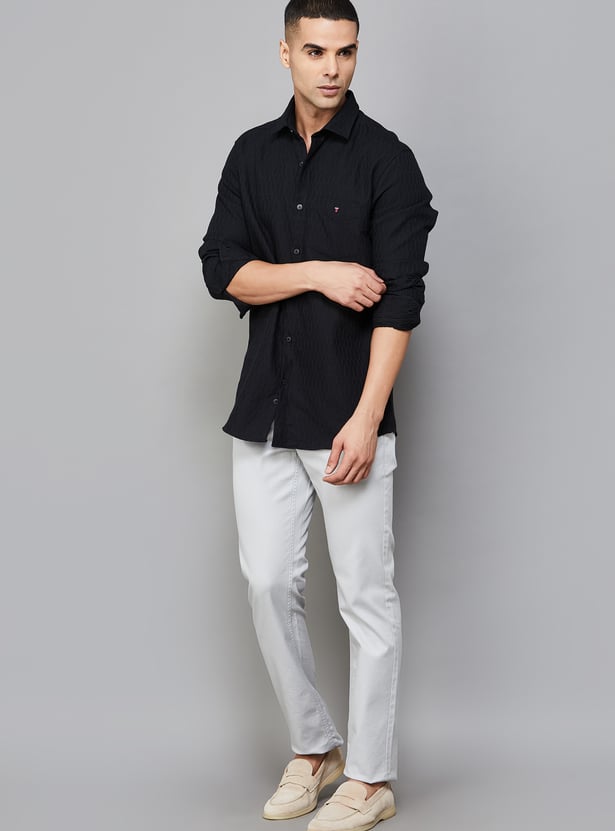 LP SPORT Textured Slim Fit Shirt
