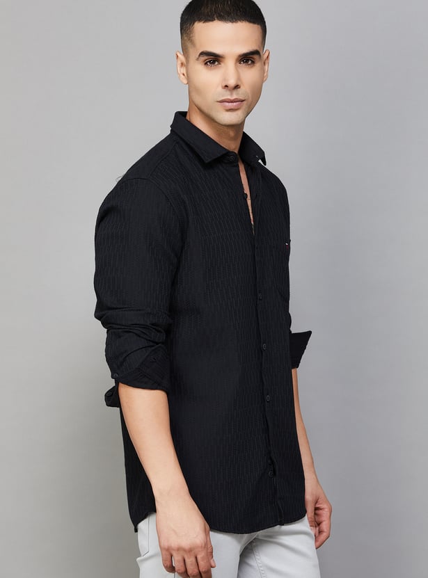 LP SPORT Textured Slim Fit Shirt