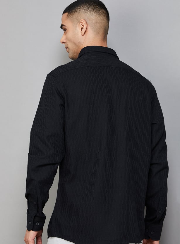 LP SPORT Textured Slim Fit Shirt