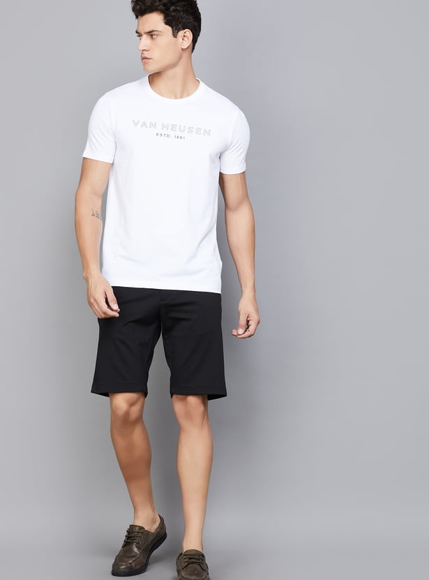 LP SPORT Solid Slim Fit Shorts