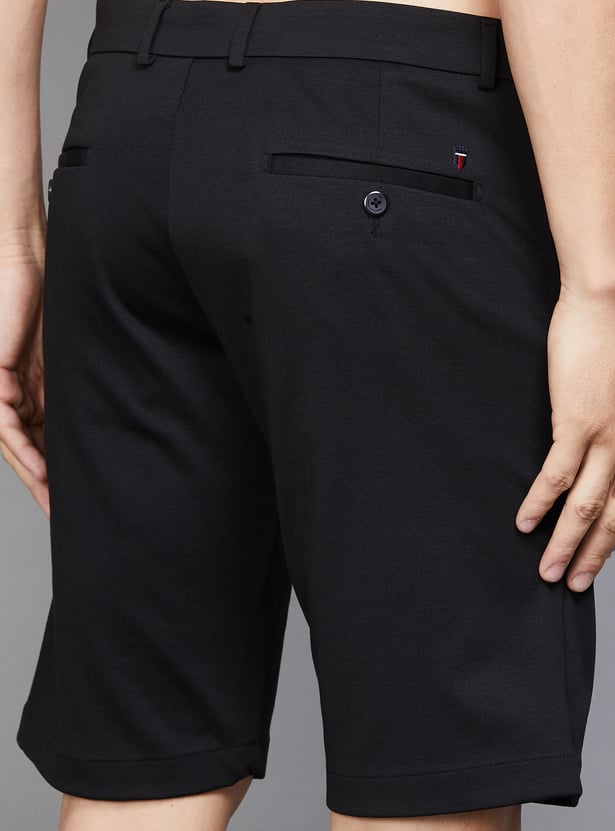 LP SPORT Solid Slim Fit Shorts
