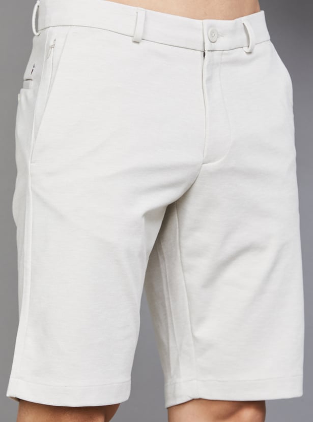 LP SPORT Solid Slim Fit Shorts