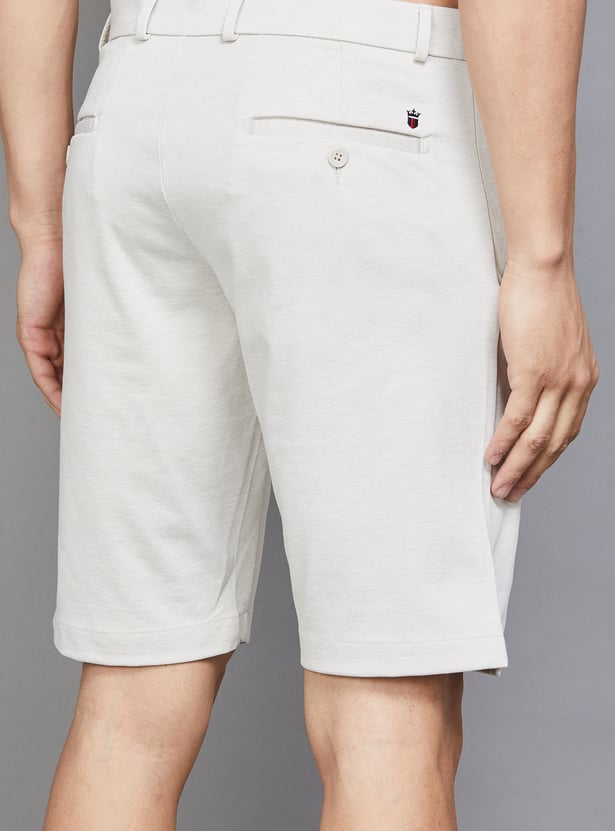 LP SPORT Solid Slim Fit Shorts