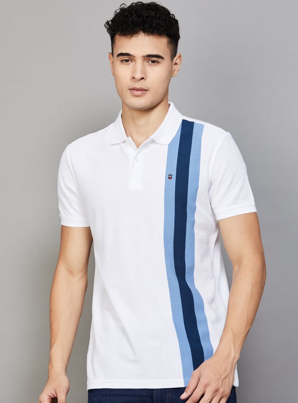 LP SPORT Striped Polo T-shirt