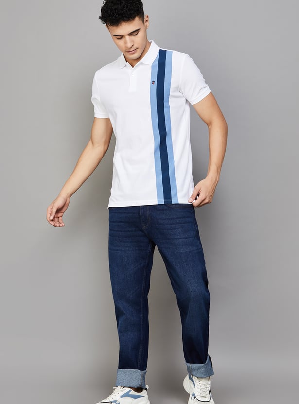 LP SPORT Striped Polo T-shirt