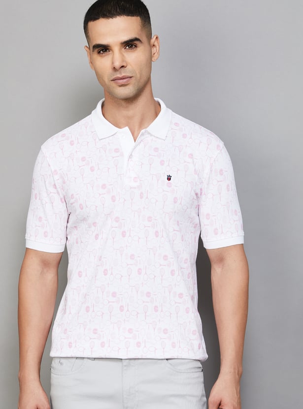 LP SPORT Printed Polo T-shirt