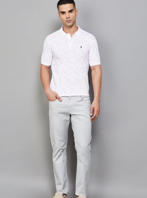 LP SPORT Printed Polo T-shirt