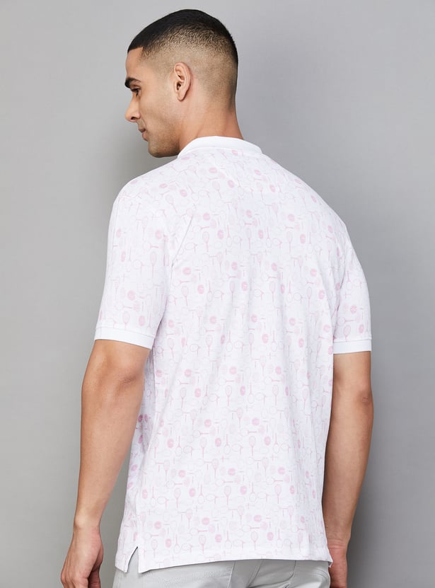 LP SPORT Printed Polo T-shirt