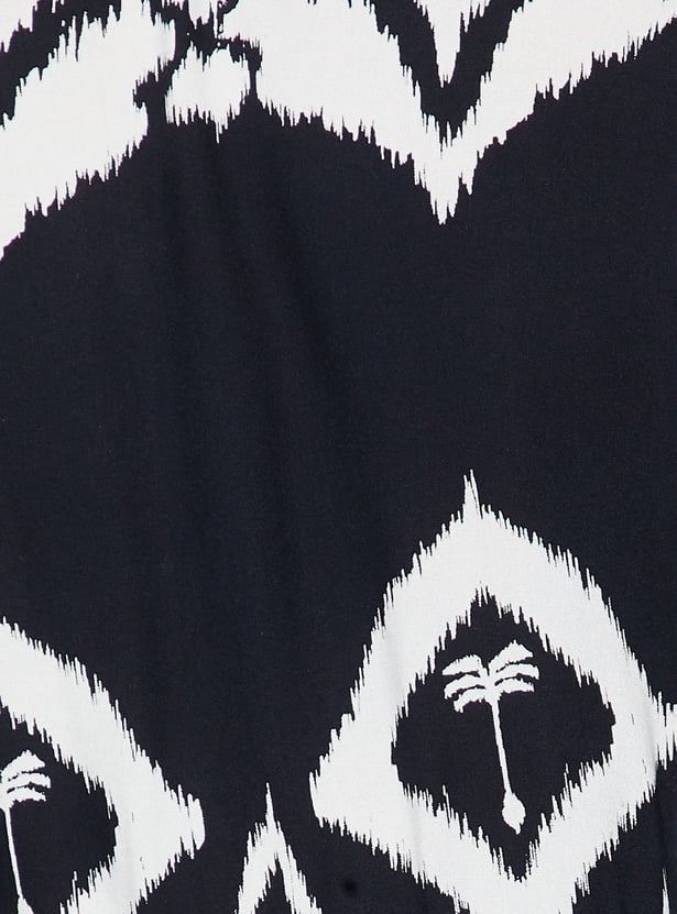 FAME FOREVER Printed Midi Dress