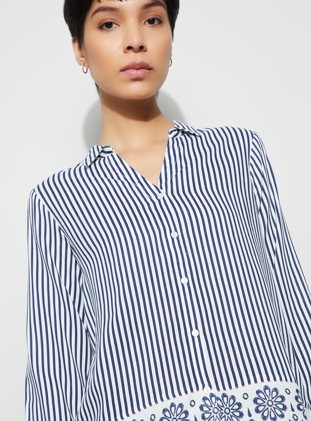 FAME FOREVER Striped Shirt