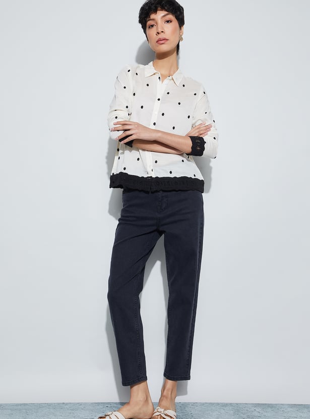 FAME FOREVER Embroidered Shirt