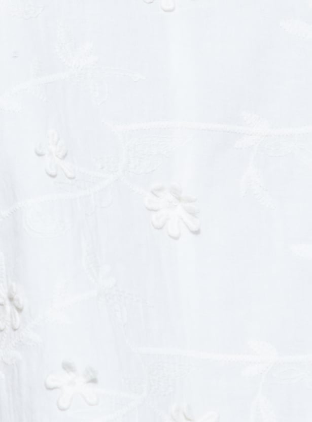 FAME FOREVER Embroidered Top