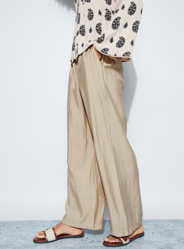 FAME FOREVER Solid Palazzos