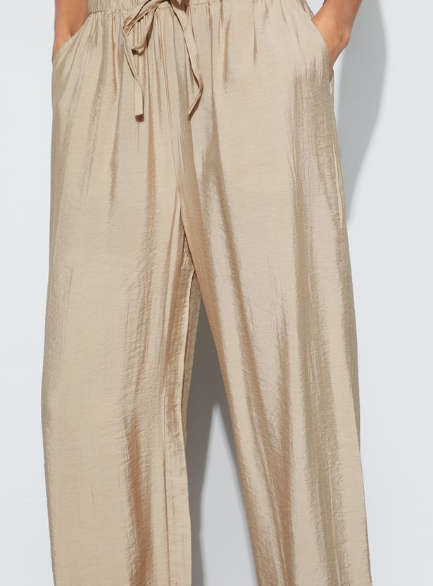 FAME FOREVER Solid Palazzos