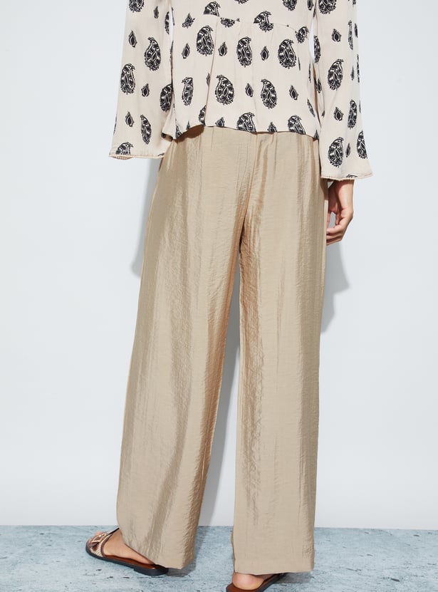 FAME FOREVER Solid Palazzos