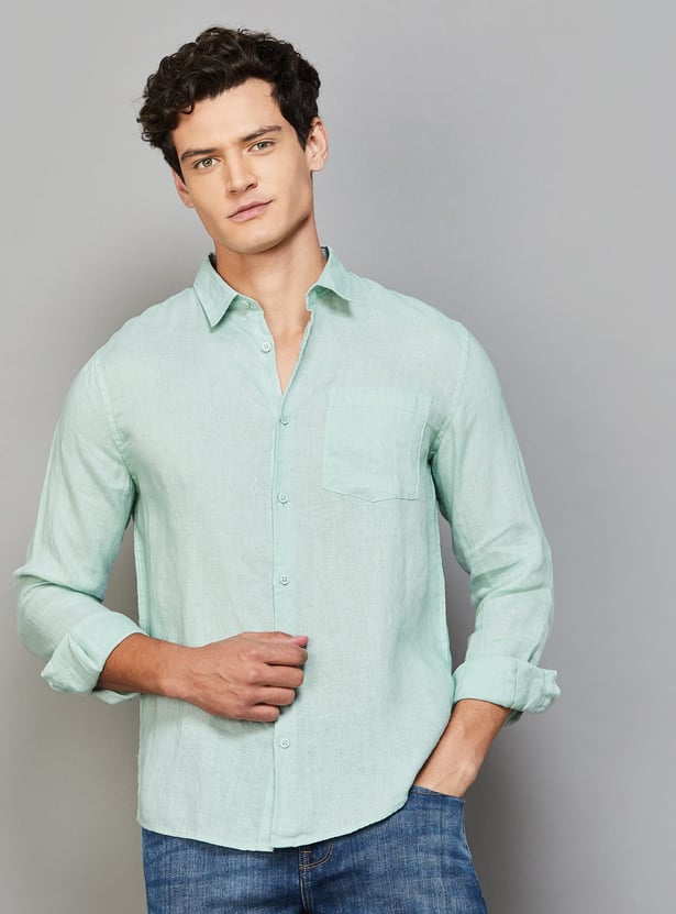 CELIO Solid Regular Fit Shirt
