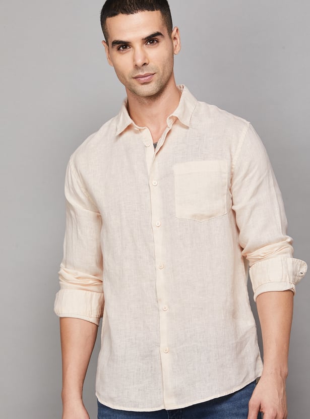 CELIO Solid Regular Fit Shirt
