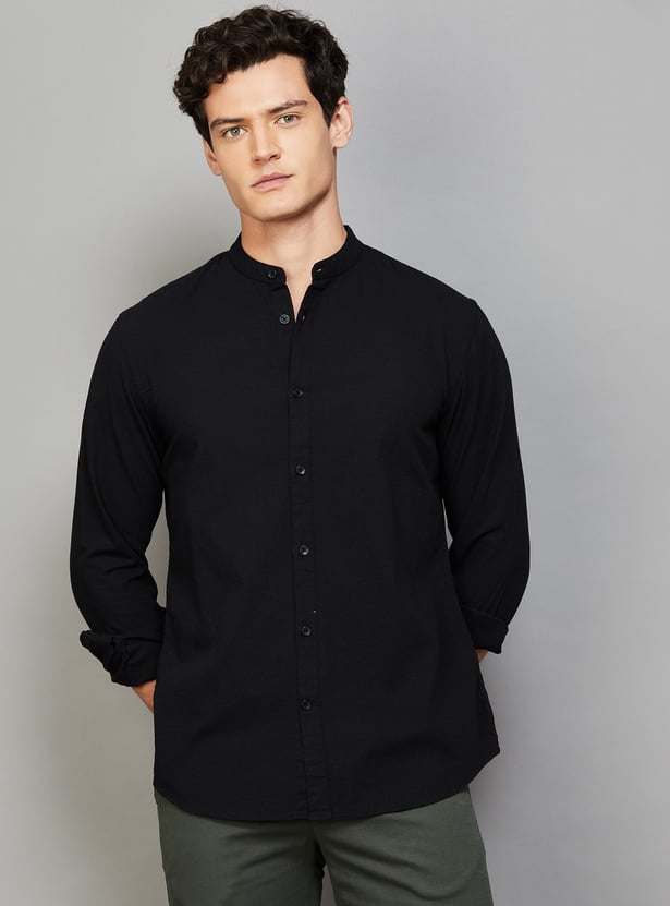 CELIO Solid Regular Fit Shirt