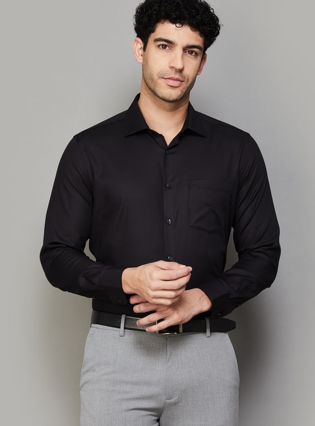ARROW Solid Regular Fit Formal Shirt