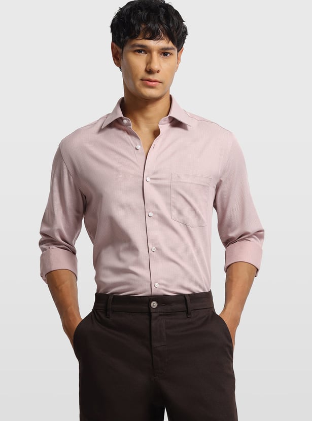 ARROW Checked Manhattan Formal Shirt (Slim)