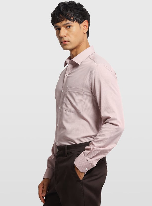 ARROW Checked Manhattan Formal Shirt (Slim)