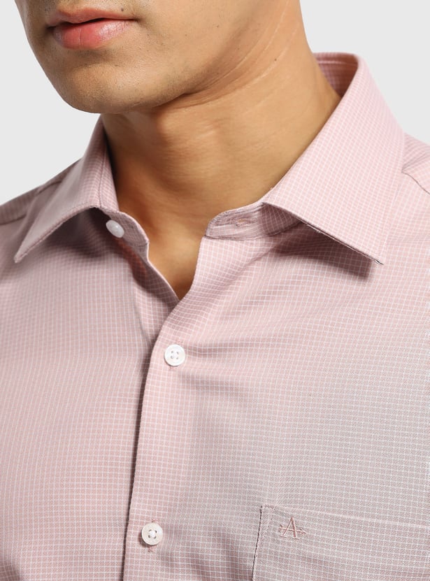 ARROW Checked Manhattan Formal Shirt (Slim)