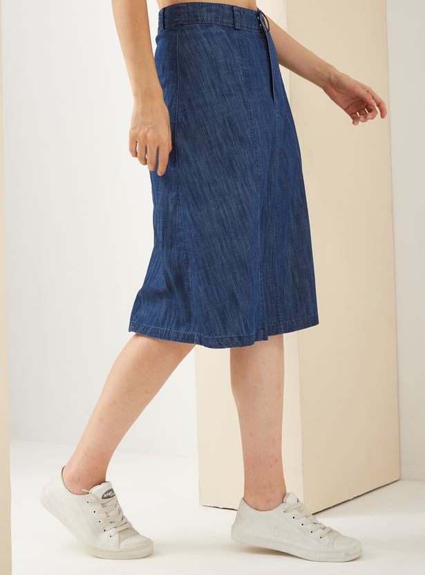 LATIN QUARTERS Denim Skirt